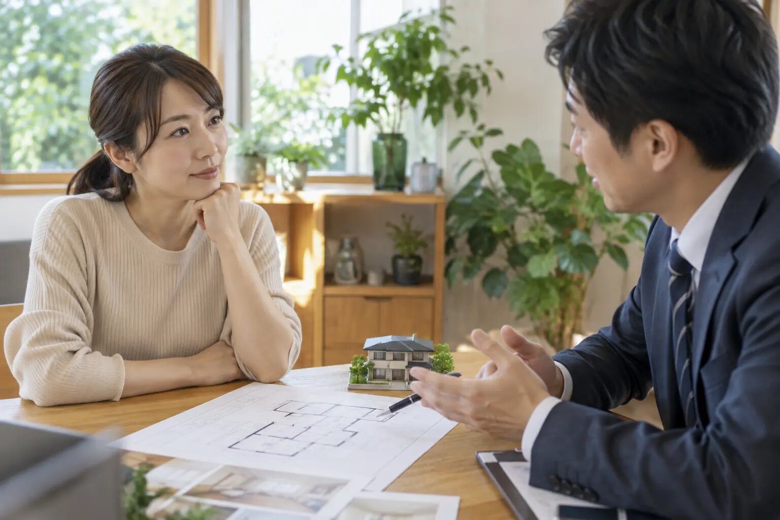 住まいについて相談するイメージ